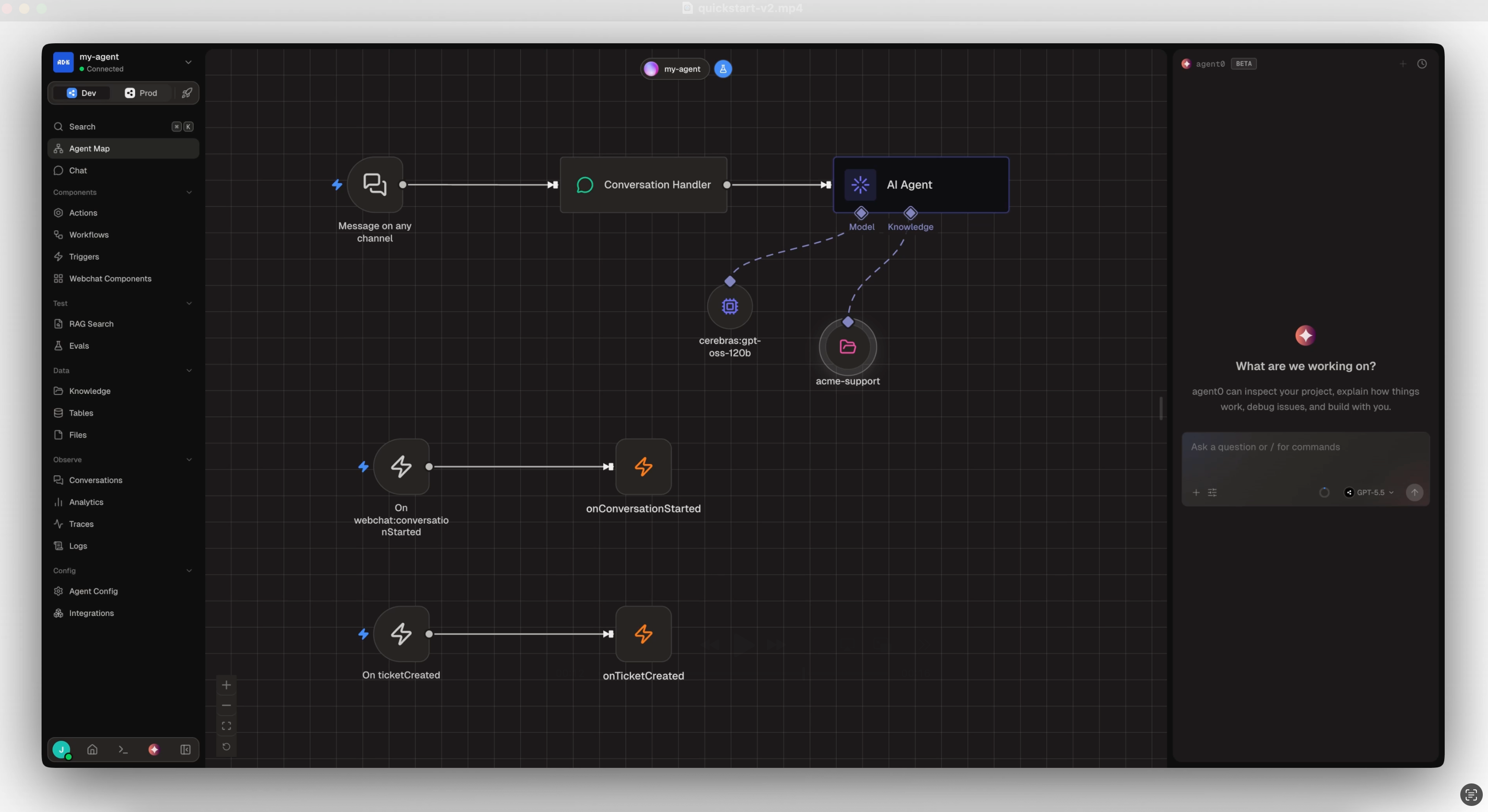 ADK Dev Console